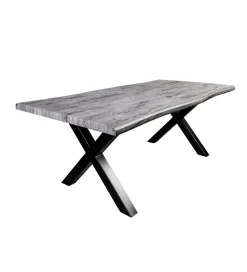 Invicta Interior Stół WILD 180 cm bielony wygląd dębu szary