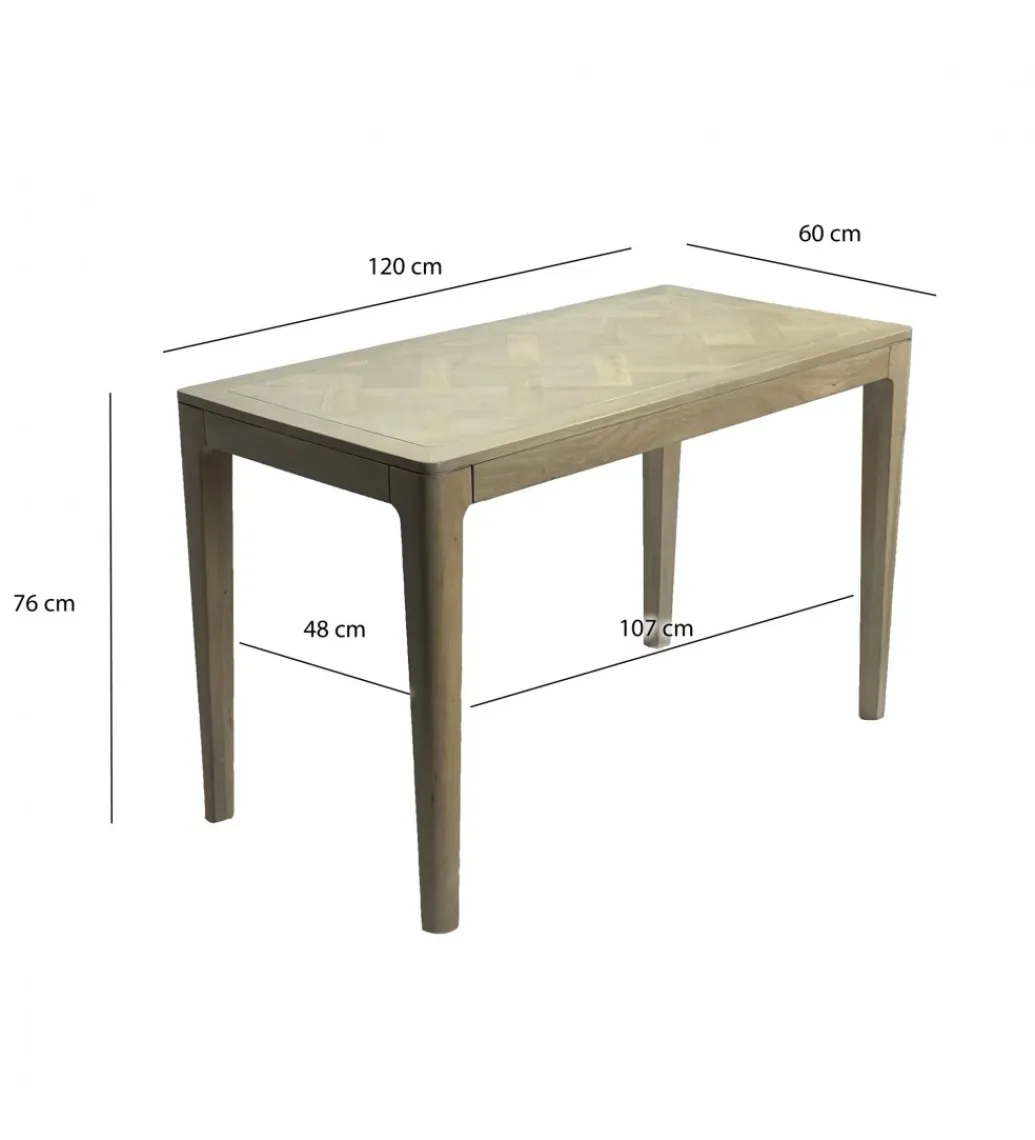 WOHNLING, GERMANY Stół WOHNLING 120 cm drewno mango naturalny