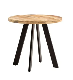 WOHNLING, GERMANY Stół WOHNLING 80 cm drewno mango nogi czarne