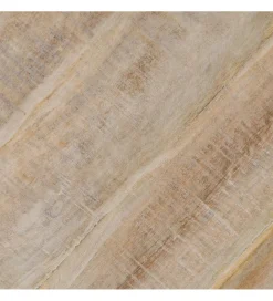 Zona-Design Stół WORNMIN 120 cm drewno mango przecierana biel