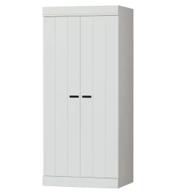 WOOOD Szafa CONNECT 175 cm drewno sosny biała