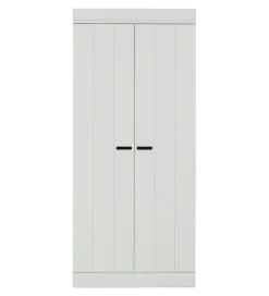 WOOOD Szafa CONNECT 175 cm drewno sosny biała