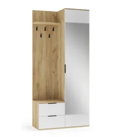 Halmar Szafa CORAL 202 cm naturalna biała
