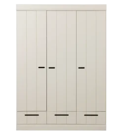 WOOOD Szafa DRAWER 195 x 140 cm drewno sosna dust