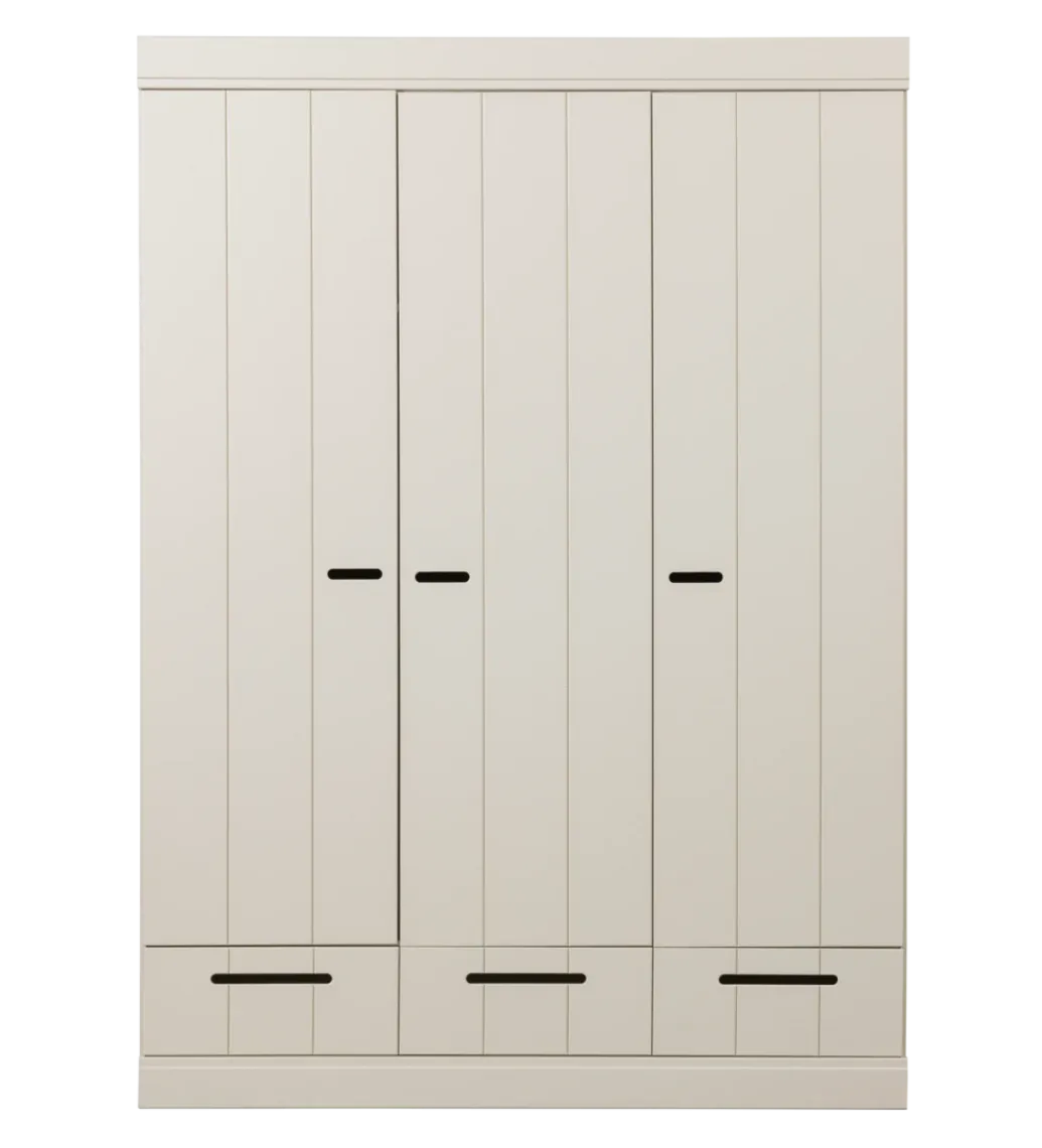 WOOOD Szafa DRAWER 195 x 140 cm drewno sosna dust
