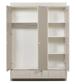WOOOD Szafa DRAWER 195 x 140 cm drewno sosna dust