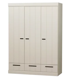WOOOD Szafa DRAWER 195 x 140 cm drewno sosna dust
