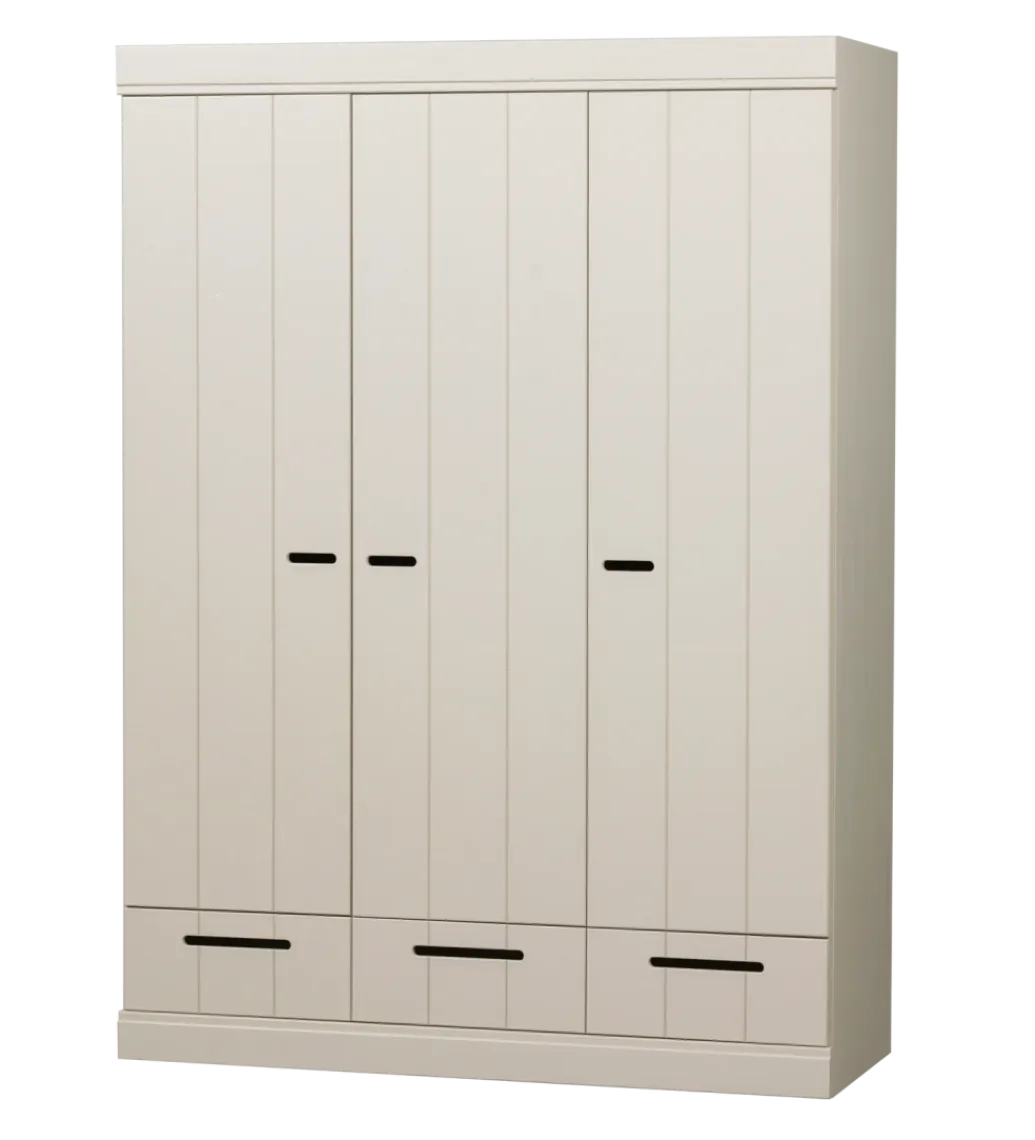 WOOOD Szafa DRAWER 195 x 140 cm drewno sosna dust