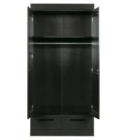 WOOOD Szafa DRAWER 195 x 94 cm  drewno sosna czarna