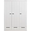 WOOOD Szafa DRAWER 195 x 140 cm drewno sosna biała