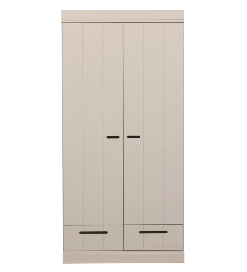WOOOD Szafa DRAWER 195 x 94 cm drewno sosna dust
