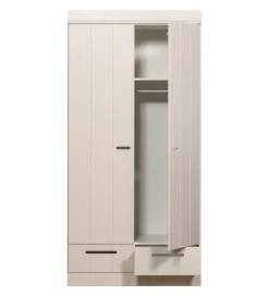 WOOOD Szafa DRAWER 195 x 94 cm drewno sosna dust