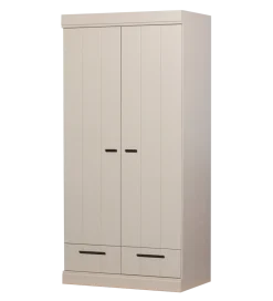 WOOOD Szafa DRAWER 195 x 94 cm drewno sosna dust