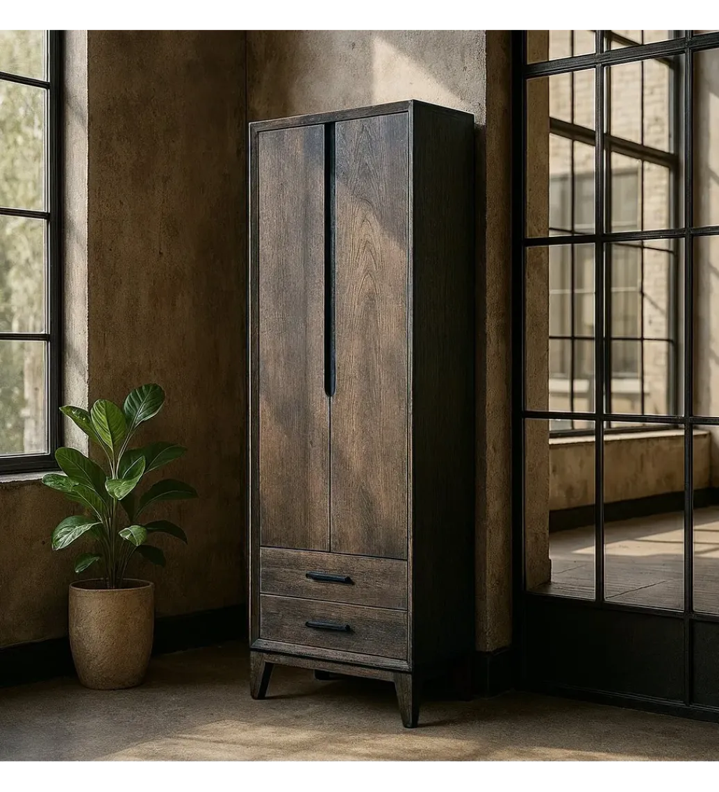 Zona-Design Szafa KILIAN 200 cm drewno mango brązowy