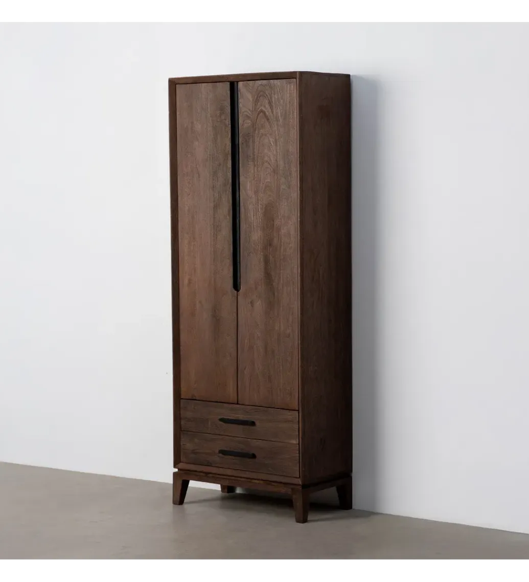 Zona-Design Szafa KILIAN 200 cm drewno mango brązowy