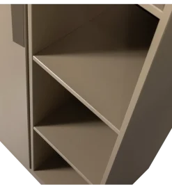 WOOOD Szafa LOWEN 221 cm drewno sosny piaskowa