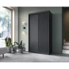 ELTAP Szafa przesuwna PRESCCO II 220 cm czarna