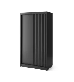 ELTAP Szafa przesuwna PRESCCO II 220 cm czarna