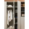WOOOD Szafa PURE 215 x 142 cm drewno sosny dust