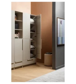 WOOOD Szafa PURE 215 x 95 cm drewno sosny dust