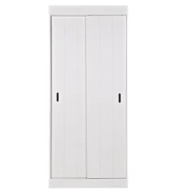 WOOOD Szafa ROW 195 cm drewno sosny biała