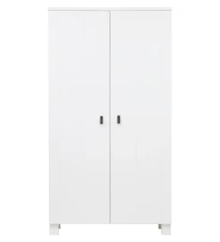 WOOOD Szafa TIES 202 cm drewno sosny biała