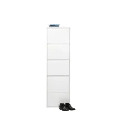 KDesign Szafka na buty CARUSO 170 cm biała