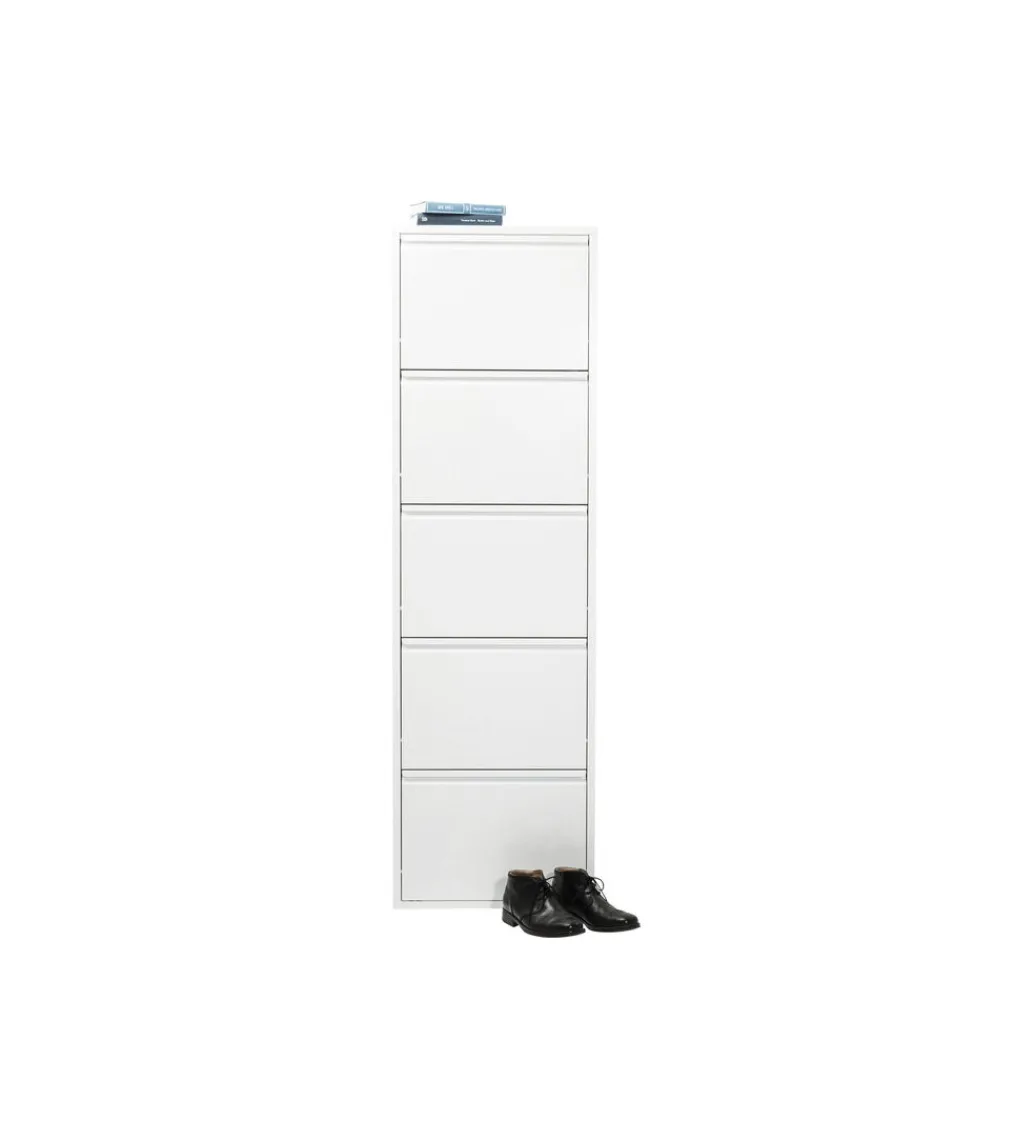 KDesign Szafka na buty CARUSO 170 cm biała