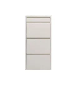 KDesign Szafka na buty CARUSO 114 cm kremowa