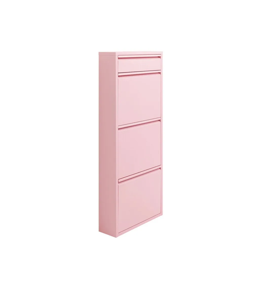 KARE Szafka na buty CARUSO 114 cm różowa