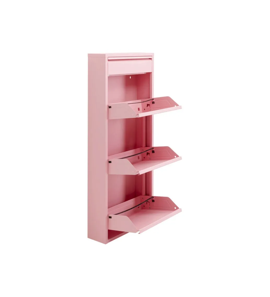 KARE Szafka na buty CARUSO 114 cm różowa