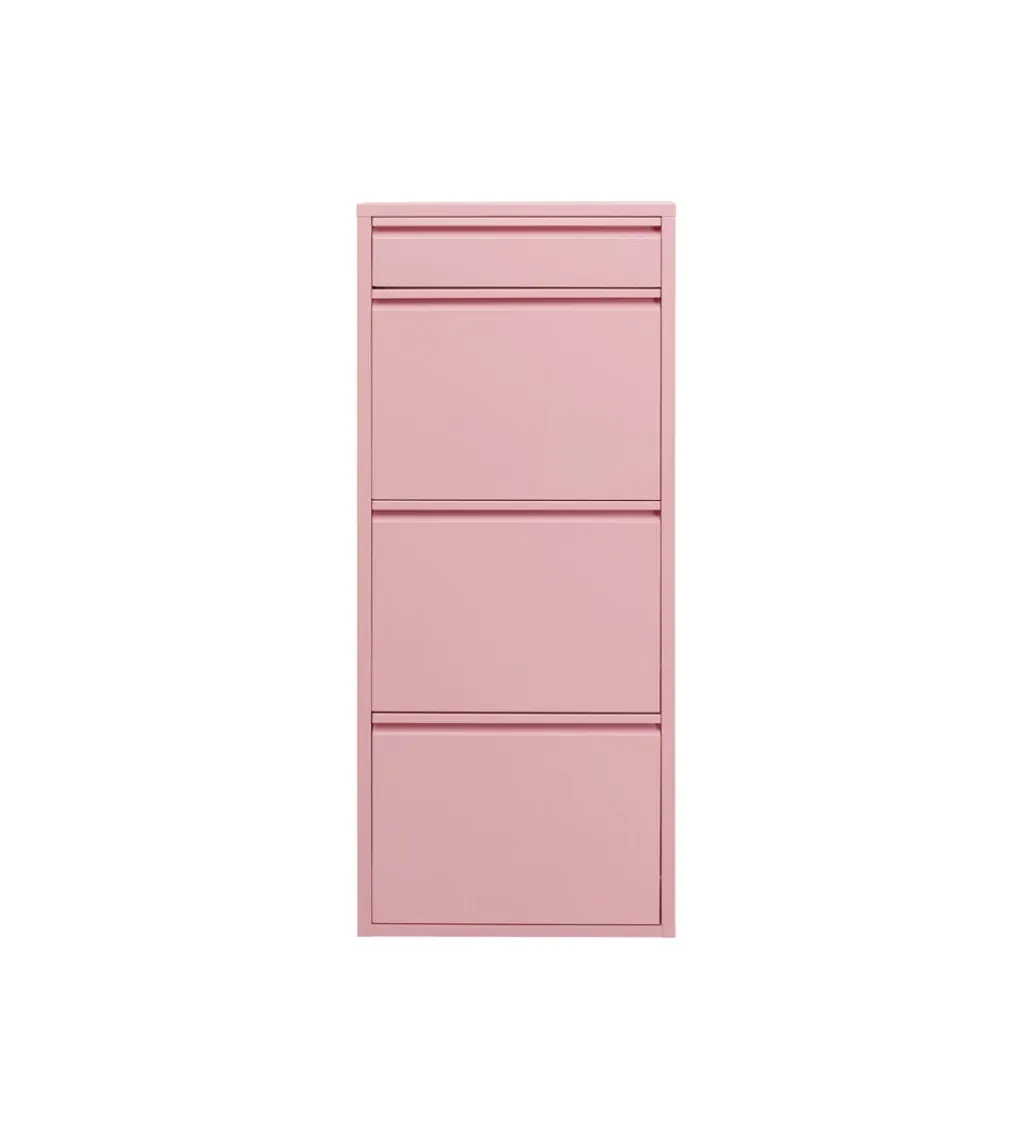 KARE Szafka na buty CARUSO 114 cm różowa