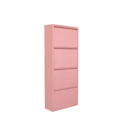 KDesign Szafka na buty CARUSO 136 cm różowa