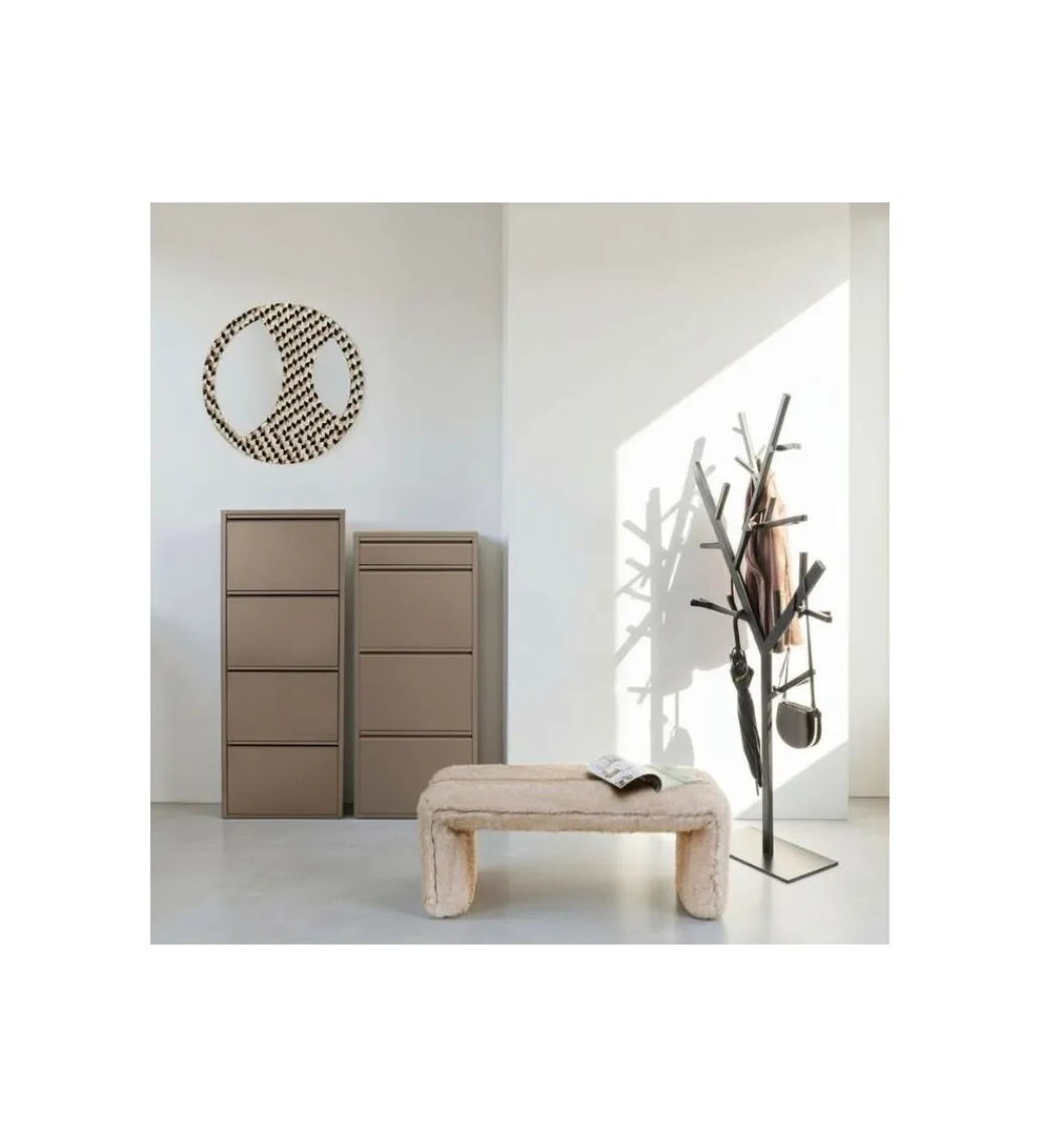 KDesign Szafka na buty CARUSO 119 cm taupe