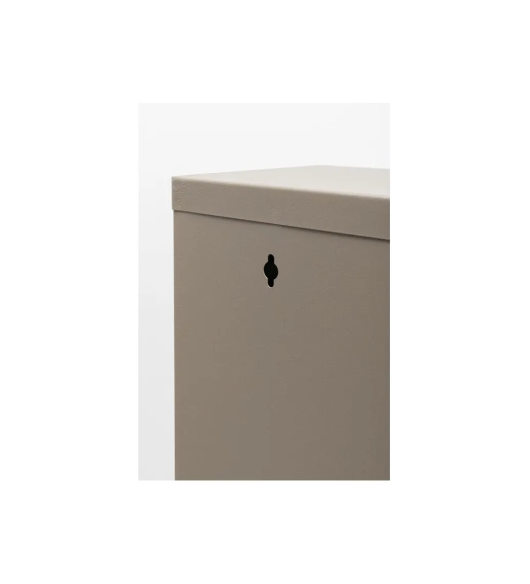 KDesign Szafka na buty CARUSO 119 cm taupe