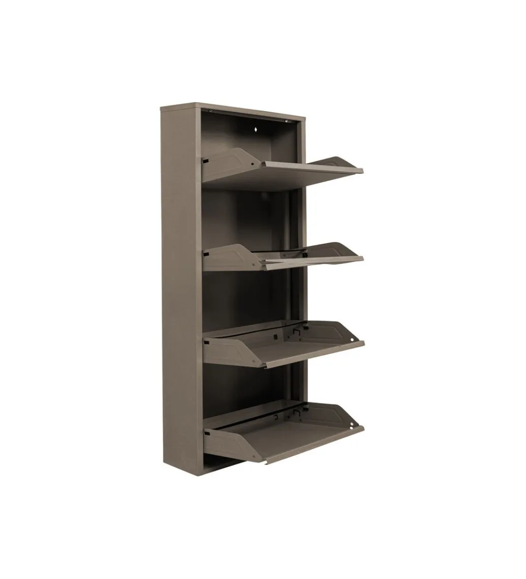 KDesign Szafka na buty CARUSO 136 cm taupe