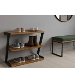 Invicta Interior Szafka na buty MAMMUT 75 cm drewno akacja