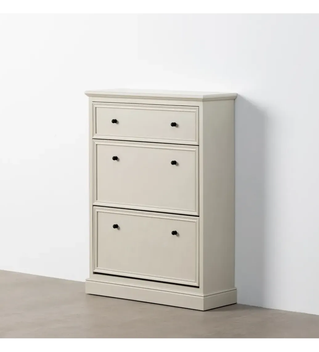 Zona-Design Szafka na buty REID 108 cm jasnoszara