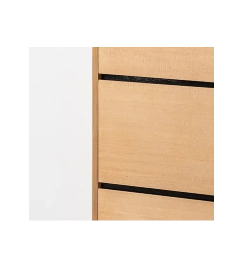 Zona-Design Szafka na buty SINTRA 122 cm drewno kauczuk naturalna