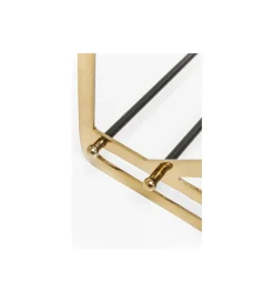 KDesign Szafka na buty WALK BIG 84 cm czarno - złoty