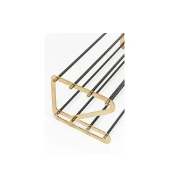 KDesign Szafka na buty WALK BIG 84 cm czarno - złoty