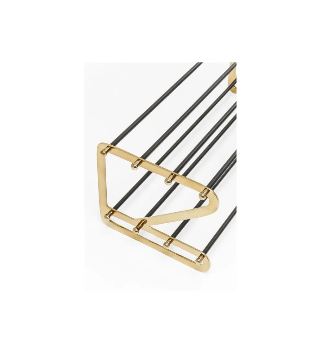 KDesign Szafka na buty WALK BIG 84 cm czarno - złoty