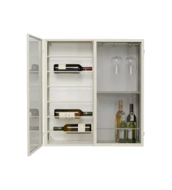KDesign Szafka na wino PORTO 75 x 80 cm greige