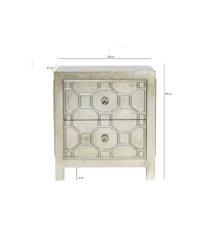 KARE Szafka nocna Alhambra 58 cm złota