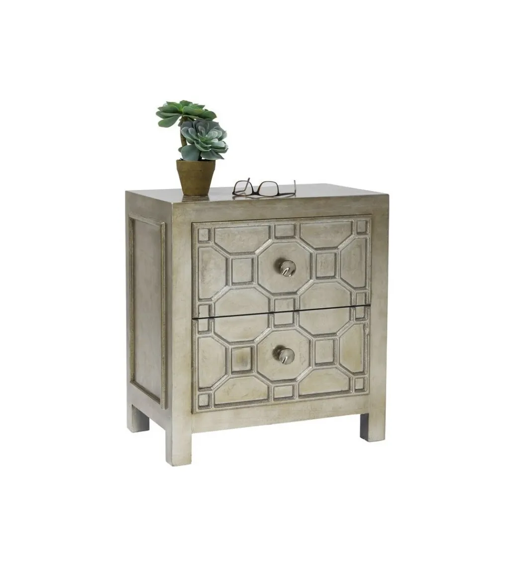 KARE Szafka nocna Alhambra 58 cm złota