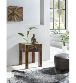 WOHNLING, GERMANY Szafka nocna JAKARTA 40 cm drewno mango