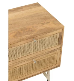 J-Line Szafka nocna LAOS 50 cm naturalna