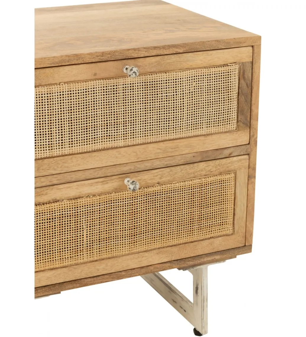 J-Line Szafka nocna LAOS 50 cm naturalna