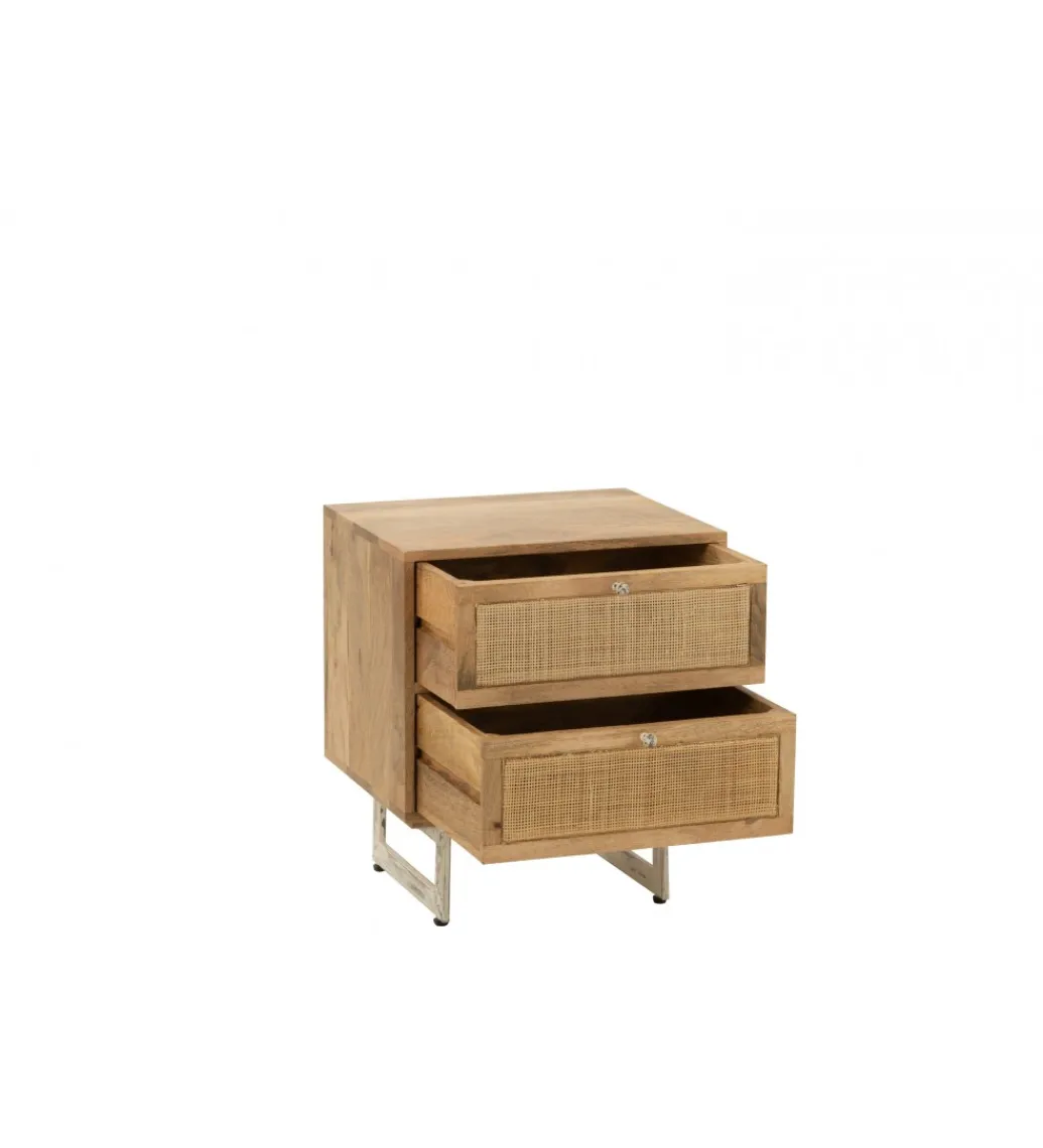 J-Line Szafka nocna LAOS 50 cm naturalna