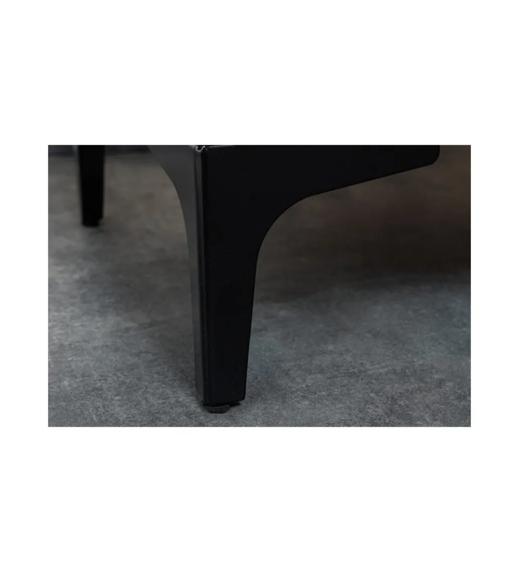 Invicta Interior Szafka nocna OLIWIA 46 cm ciemnoszara